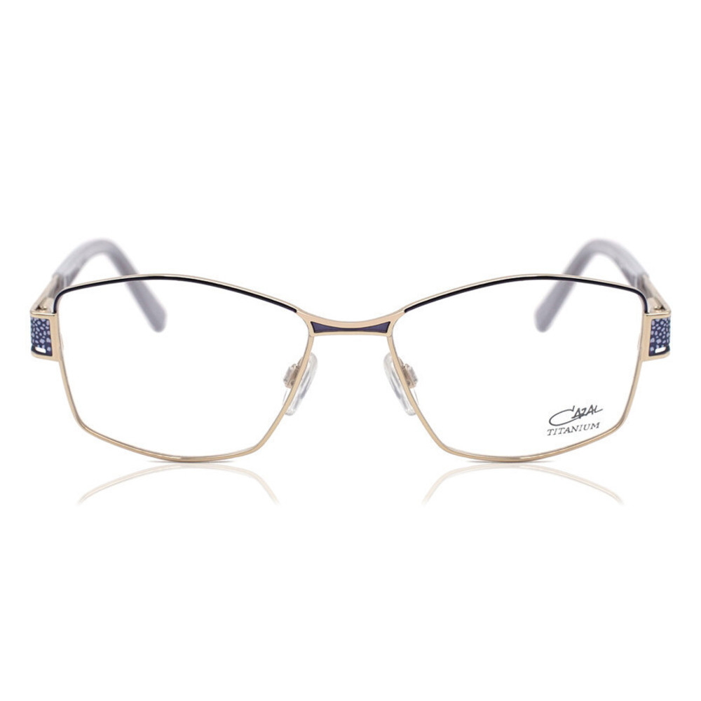 Cazal 1245 eyeglasses 001 Gold Blue 54mm Women